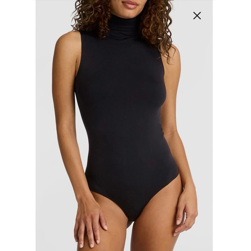 NWOT Commando Prima Ballet Sleeveless Bodysuit in Black SZ OS